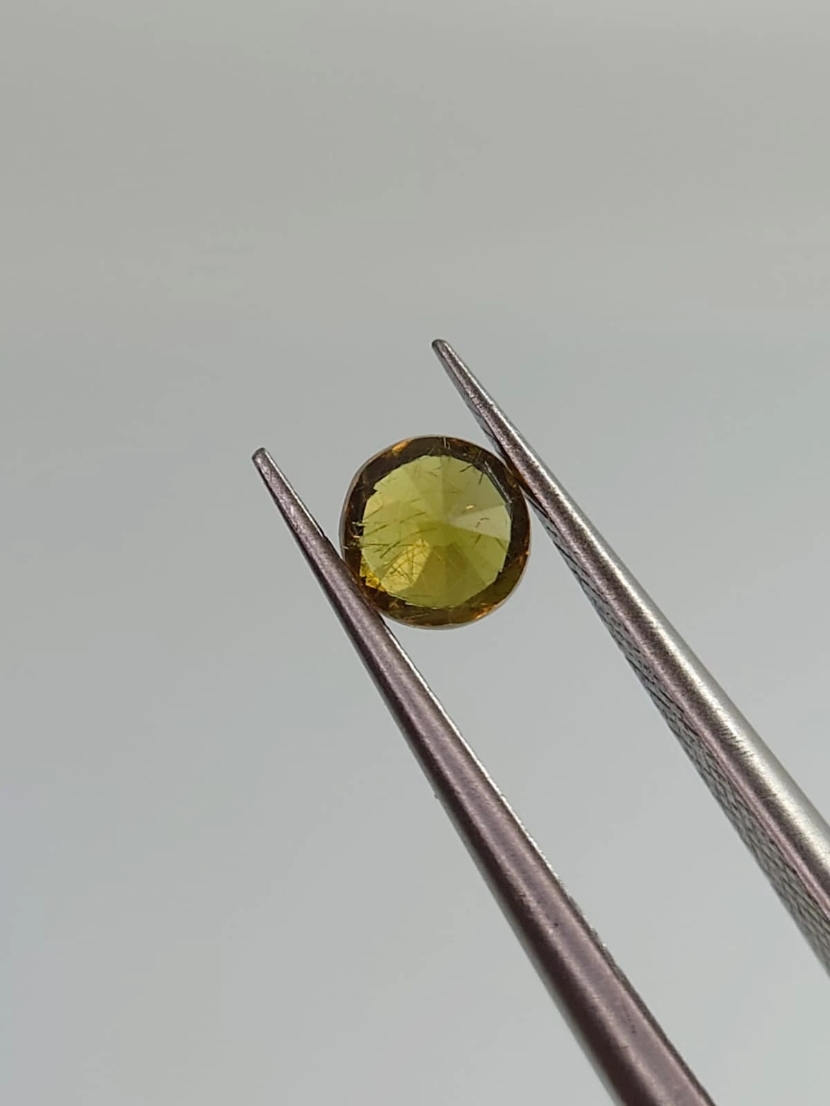 0.54ct Natural Demantoid Garnet Round shape from Pakistan — view 5